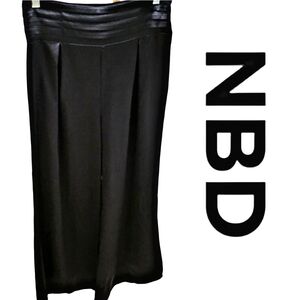 🆕️ NBD Black Silk Wide Leg Pants